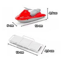 Carrinho Caminhonete Pick-up Resgate Bombeiro Jet Ski Maca - 9