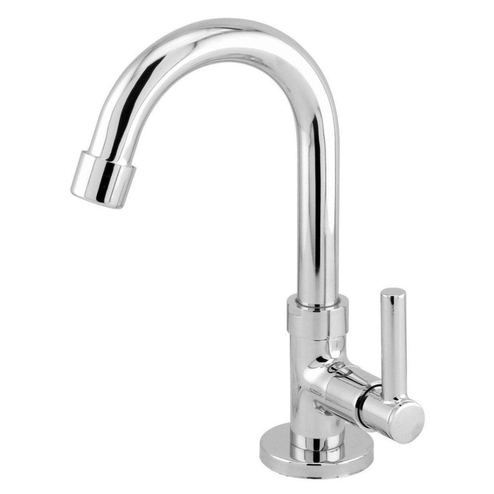 Torneira Para Banheiro Lavatorio De Metal Cromado 1/4 De Volta - 1