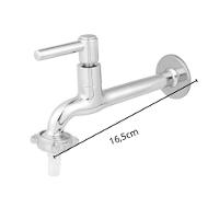 Torneira Tanque Jardim Parede Com Bico Para Mangueira 1158 C-72 Metal 1/4 Volta - 2