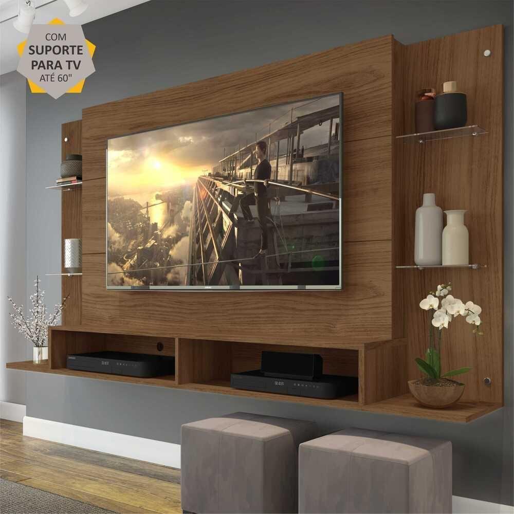 Painel com Suporte TV até 60" Nairóbi Nogueira Multimóveis - 4