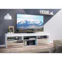 Rack Tv 65 Com Espelho e 2 Portas Paris Branco - 6