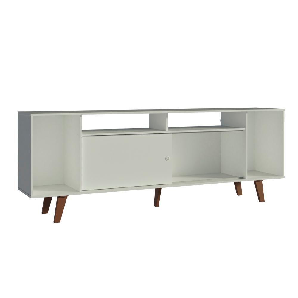 Rack Cancun para TV até 65" com Pés Branco/Rustic Madesa - 2