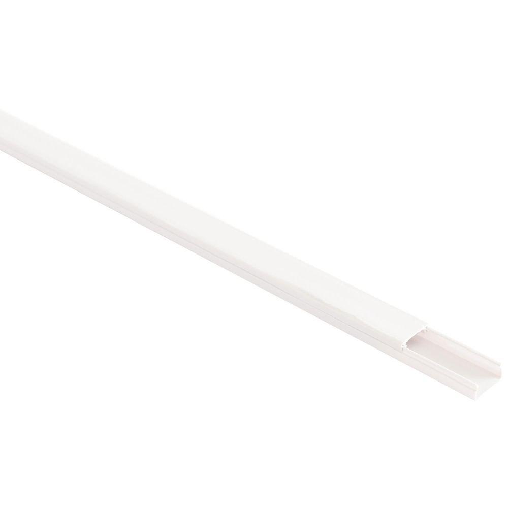 Canaleta 20x10x2000 Mm Tramontina Branca Com Fita Dupla Face Sem Divisória Tramontina - 1