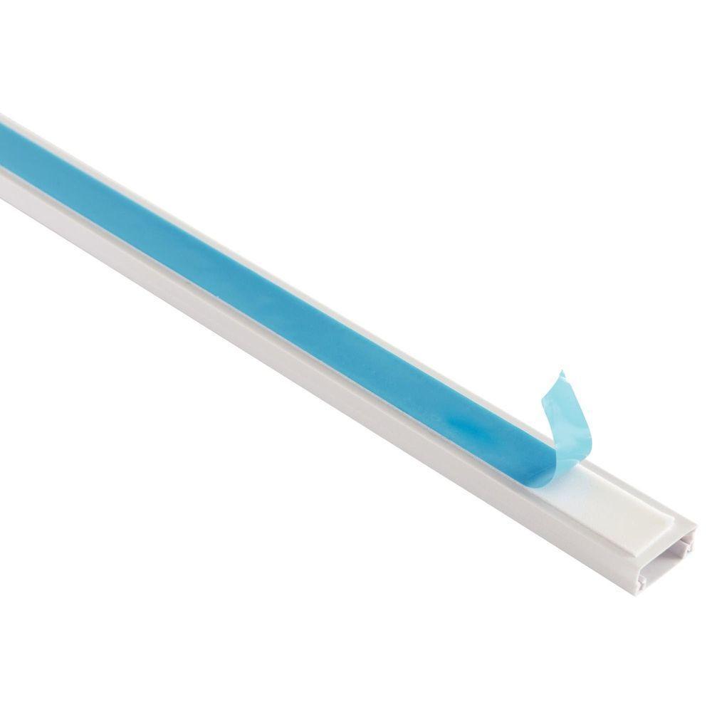 Canaleta 20x10x2000 Mm Tramontina Branca Com Fita Dupla Face Sem Divisória Tramontina - 3