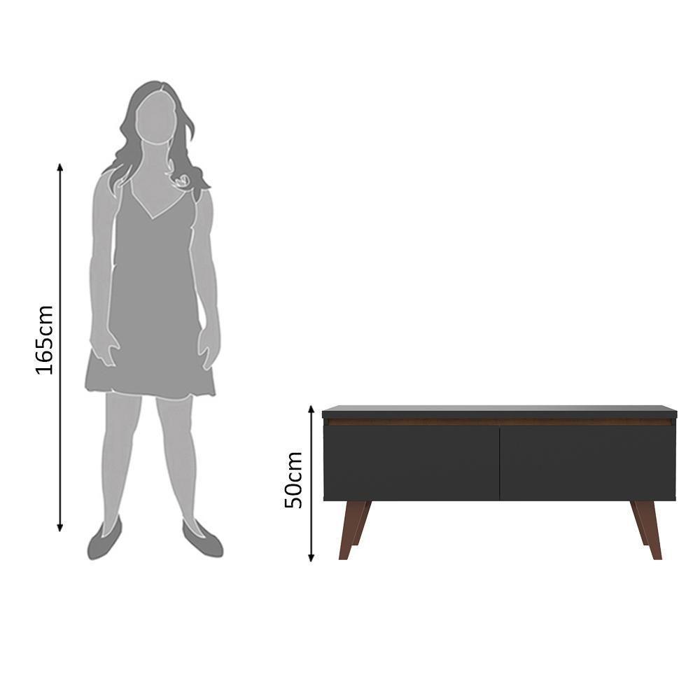 Rack Para Tv Até 55 Polegadas Madesa Le Mans Com 2 Portas - 3