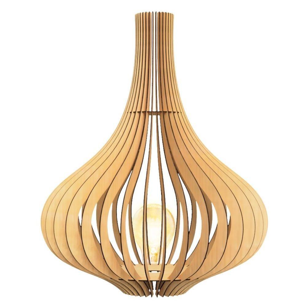 Luminária De Chão Aladdin Mdf Cru - 1