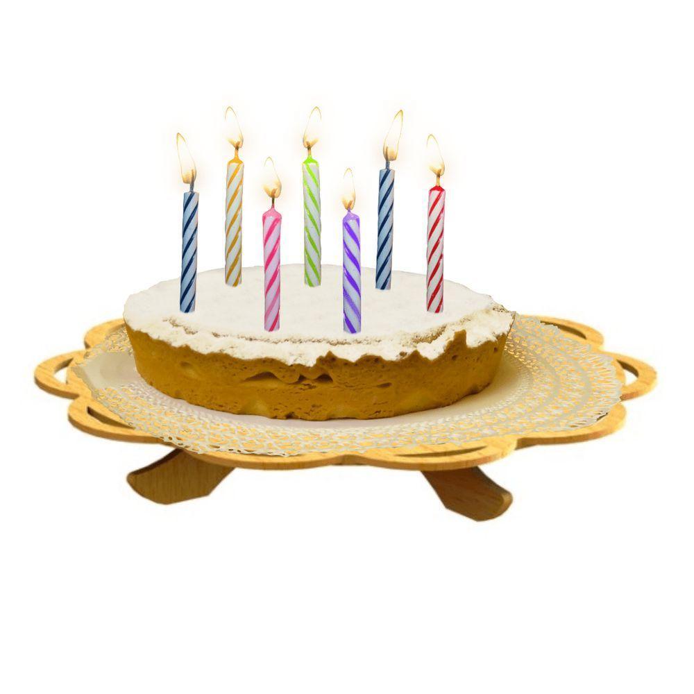 Bandeja De Bolo Com Suporte Em Mdf - 3