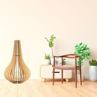 Luminária De Chão Pelicano Mdf Cru - 3