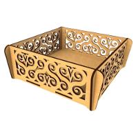 Bandeja Com Detalhes Arabesco Em Mdf - 1