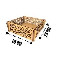 Bandeja Com Detalhes Arabesco Em Mdf - 3