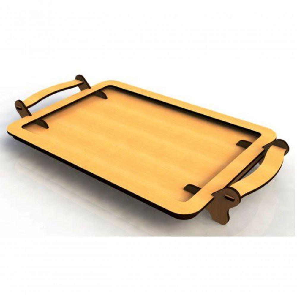 Bandeja Com Suporte Lateral Em Mdf - 2