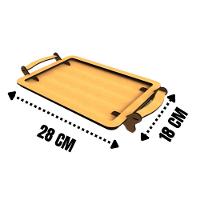 Bandeja Com Suporte Lateral Em Mdf - 4