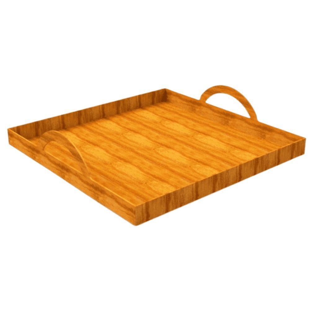 Cesta Com Alça Corte à Laser Em Mdf - 1