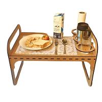 Bandeja Café Da Manhã-colo Em Mdf Com Suporte Para Copos - 1