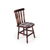 Cadeira De Jantar Em Madeira Maciça Estofada Mônaco - 1