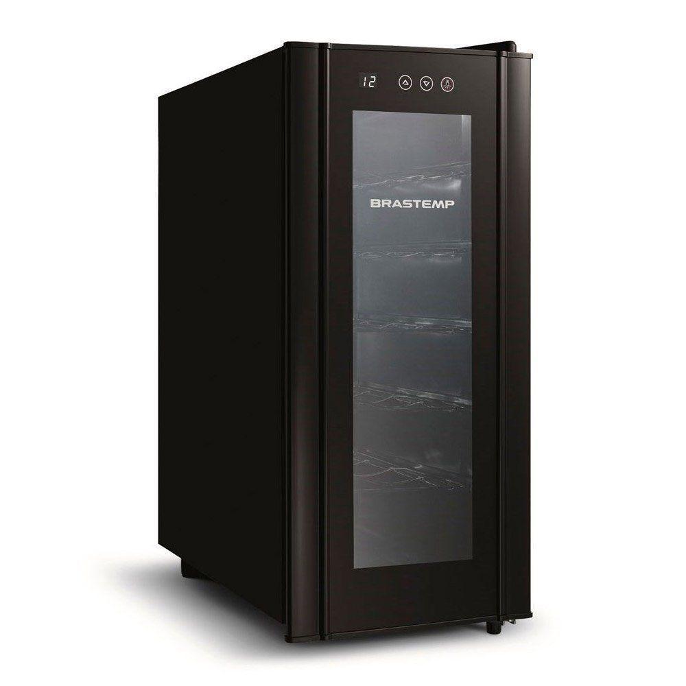 Adega Climatizada Brastemp Display Touch 12 Garrafas BZC12 Preto - 110V - 1