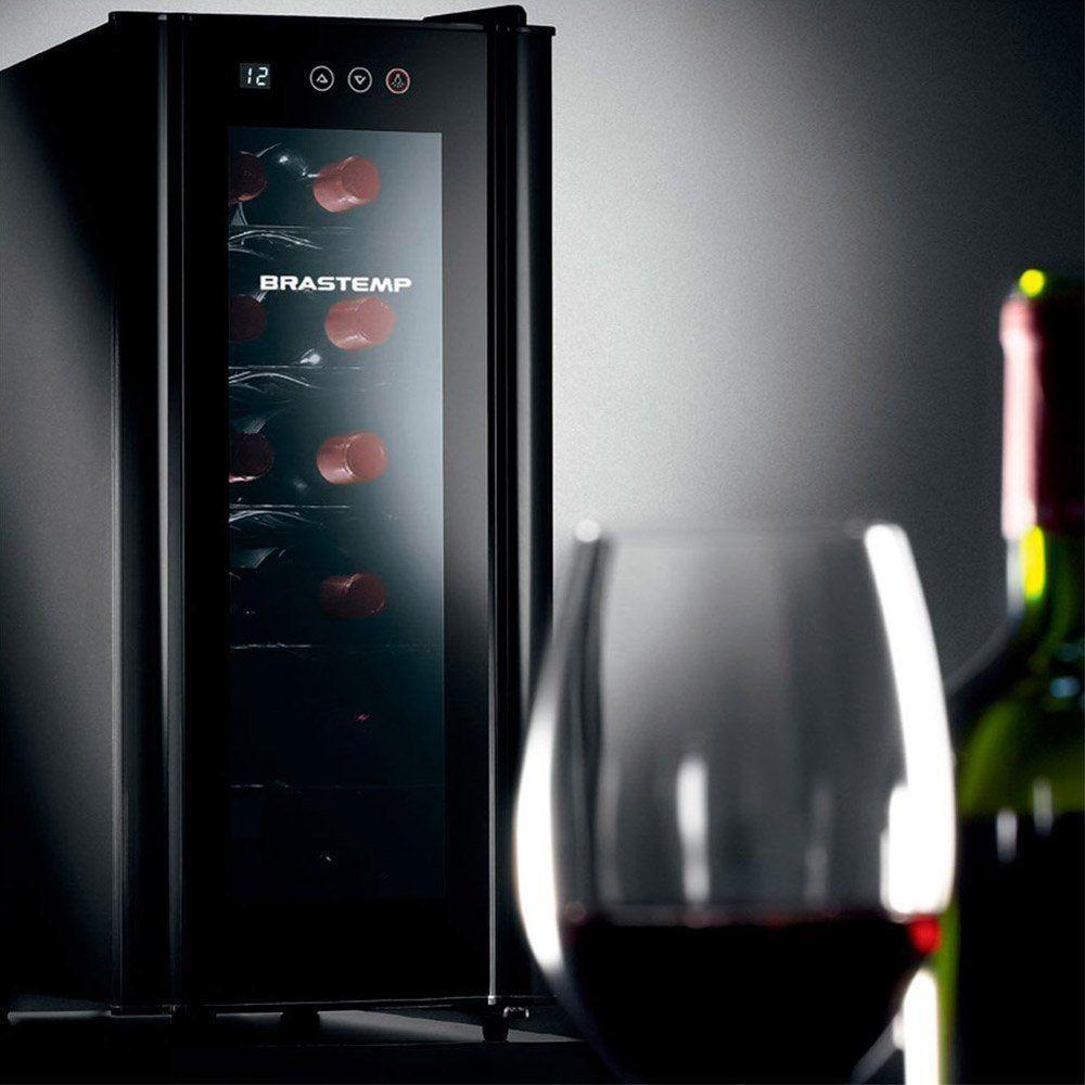 Adega Climatizada Brastemp Display Touch 12 Garrafas BZC12 Preto - 110V - 2