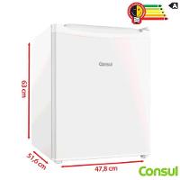 Frigobar Consul com Gaveta Multiuso CRC08CB 76 Litros - 110V - 2