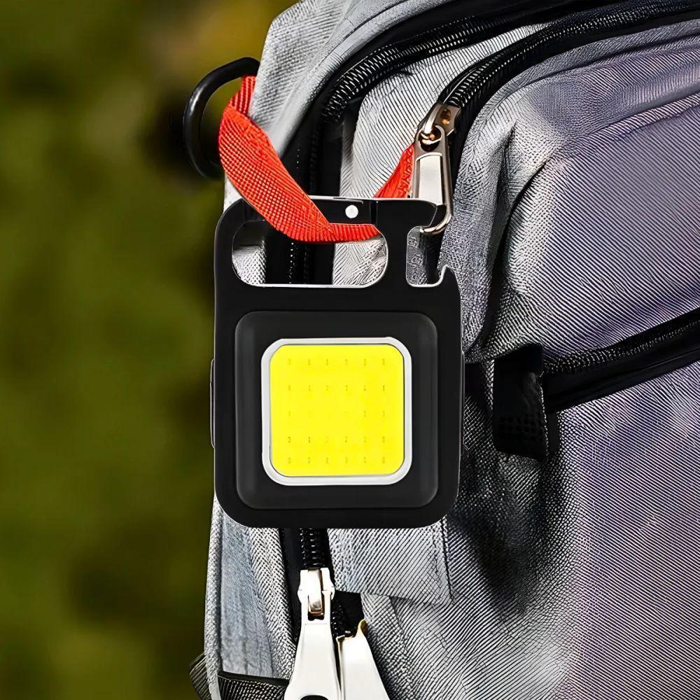 Lanterna Recarregável Chaveiro Multifunção Led Cob Abridor - 3