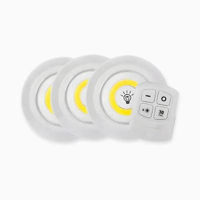 Kit 3 Lâmpadas Luminária Led Controle Sem Fio