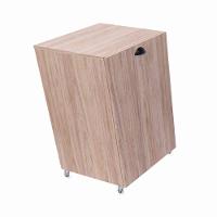 Mesa Retrátil Compacta Mdf 15mm Amadeirado Claro Home Office Estudo Otimiza Espaço - 3