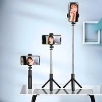 Bastão De Selfie Com Tripé Para Celular Com Controle Dispara