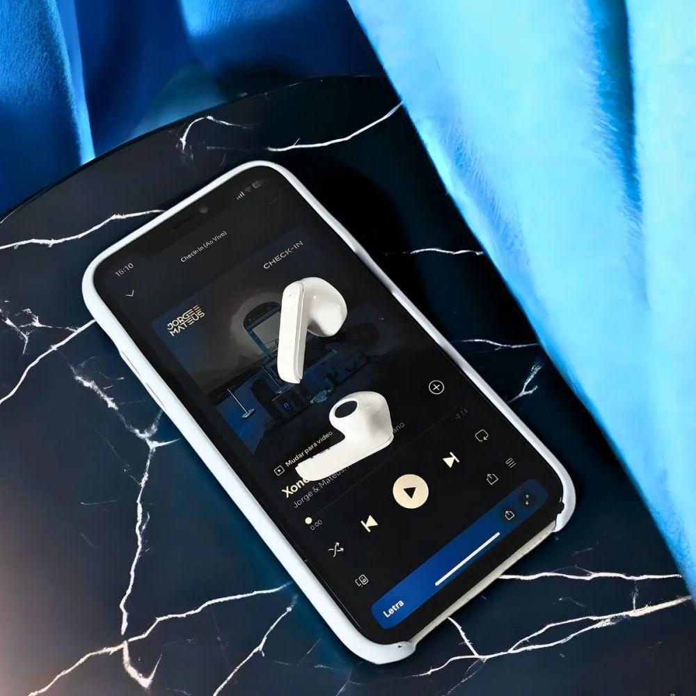 Fone De Ouvido E Caixa De Som Alto Falante Bluetooth Sem Fio - 5