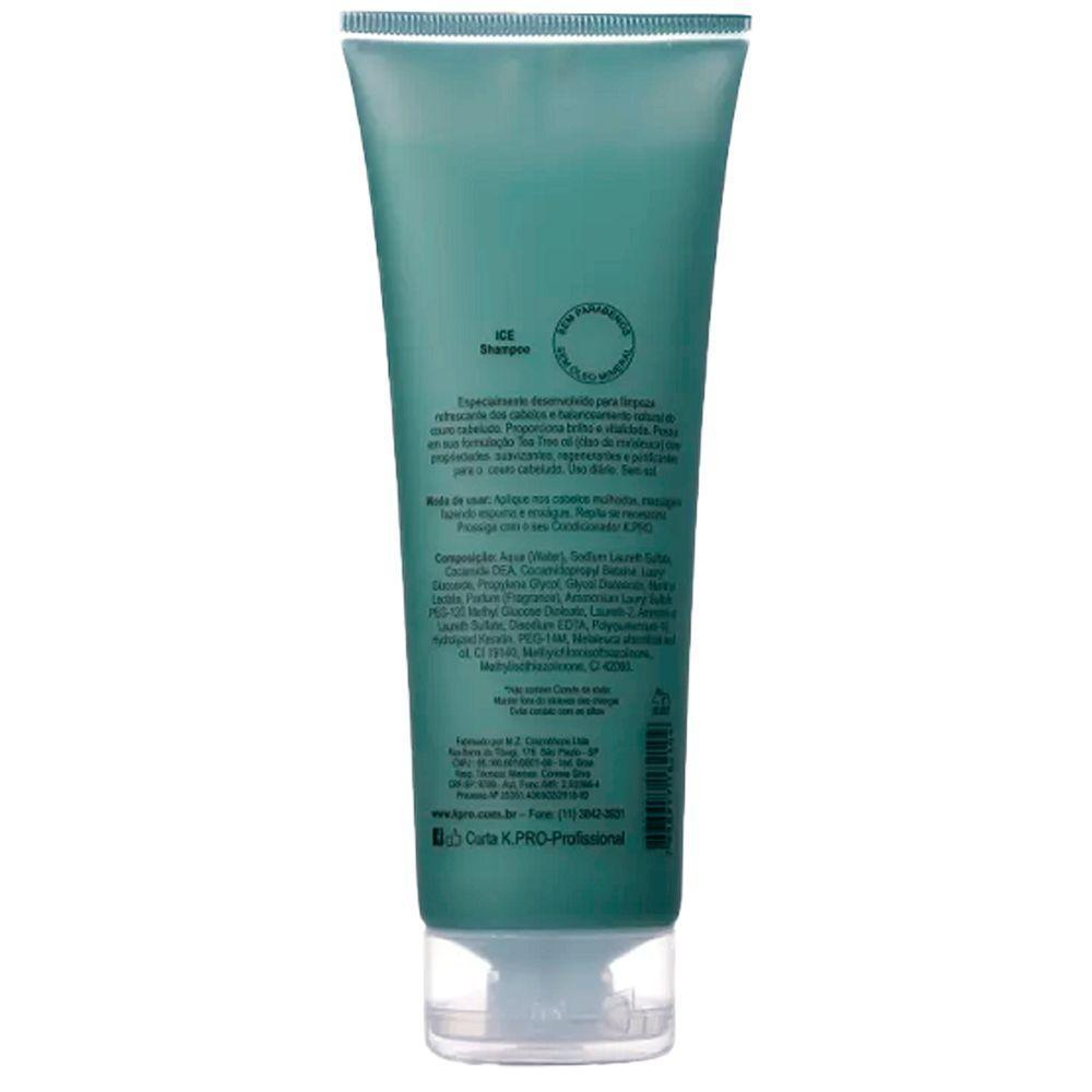 K.pro Ice Tea Tree Oil - Shampoo Sem Sal 240ml - 2