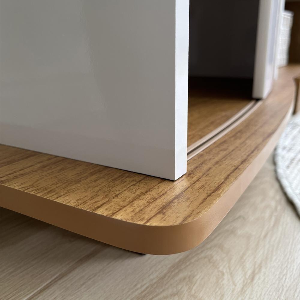 Rack Bancada Para Tv 50 Pol 1p 122 Cm Cinamomo Off White Arly Cinamomo Off White - 6