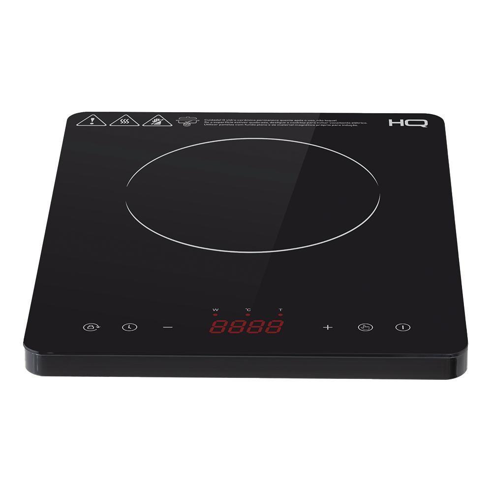 Cooktop de Indução HQ 1 Boca Portátil 2000W Preto HQ-IDS2001P 220V - 2
