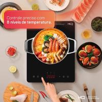 Cooktop de Indução HQ 1 Boca Portátil 2000W Preto HQ-IDS2001P 220V - 9