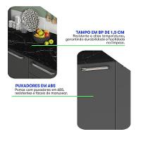 Armário De Cozinha Compacta 105cm Em Aço Grafite/off White Itatiaia Midi Pop Art I3 - 7