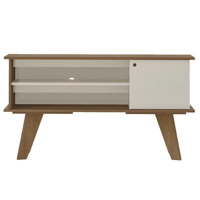 Rack Bancada Para Tv 50 Pol 1p 120 Cm Cinamomo Off White Arly Cinamomo Off White