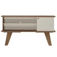 Rack Bancada Para Tv 50 Pol 1p 120 Cm Cinamomo Off White Arly Cinamomo Off White - 1