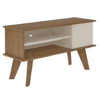 Rack Bancada Para Tv 50 Pol 1p 120 Cm Cinamomo Off White Arly Cinamomo Off White - 2