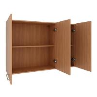 Armario Aereo 3 Portas 120 Cm Mdp Cz3109 Freijo Tecno Mobili Freijo - 2