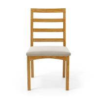 Kit Com 2 Cadeira Cecília Encosto E Pés De Madeira Maciça Assento Estofada Para Mesa De Jantar Veludo Bege 102 - 8