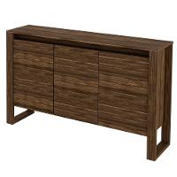 Balcão Para Escritório 3 Portas 1.3 Me4147 Nogal - Tecno Mobili - 1