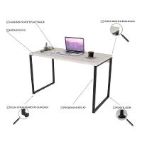 Mesa De Escritório Office 135cm Estilo Industrial Prisma C08 Snow - Mpozenato