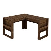 Mesa Para Escritório Em L Me4145 Nogal-nogal - Tecno Mobili - 5