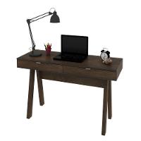 Mesa Para Escritório 2 Gavetas Me4128 Rústico - Tecno Mobili - 1