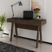 Mesa Para Escritório 2 Gavetas Me4128 Rústico - Tecno Mobili - 2