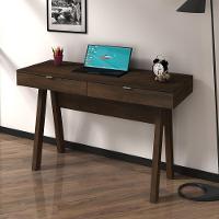 Mesa Para Escritório 2 Gavetas Me4128 Rústico - Tecno Mobili - 3