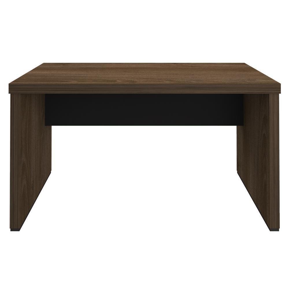 Mesa Para Escritório 135cm Tamburato A06 Marrom-preto - Mpozenato - 10
