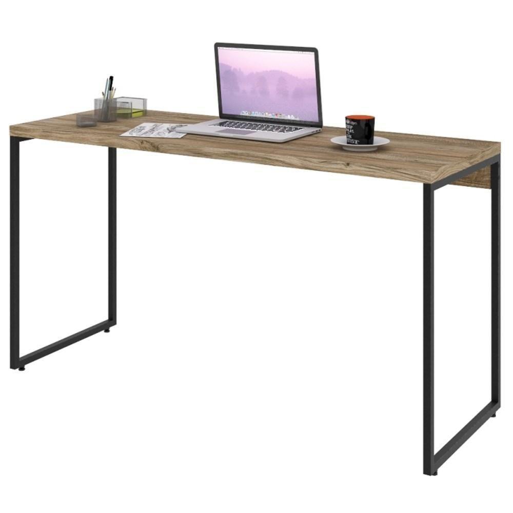 Mesa De Escritório Escrivaninha 135cm Dynamica Industrial C08 Carvalho - Mpozenato - 1