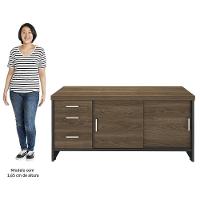 Conjunto Escritório Home Office 3 Peças Corp A06 Charuto-preto - Mpozenato - 8