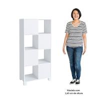 Conjunto Escritório Home Office 4 Peças Side A06 Branco - Mpozenato - 2