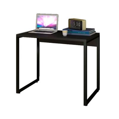 Escrivaninha Mesa De Escritório Studio Industrial 90 M18 Preto - Mpozenato