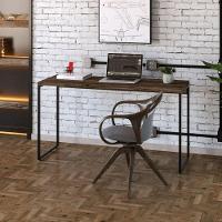 Mesa De Escritório Escrivaninha 135cm Dynamica Industrial C08 Carvalho Dark - Mpozenato - 2