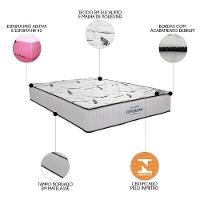 Colchão Casal Queen Highfoam Bordado Espuma Hr45 158x198x28cm - Ortobom - 2